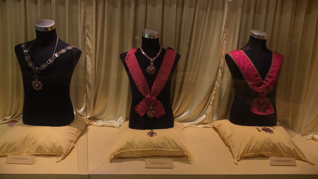 Darjah Kebesaran 勋章展柜
